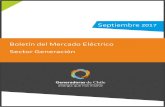 Boletín del Mercado Eléctrico Sector Generacióngeneradoras.cl/media/page-files/329/Boletín... · ineficientes y contaminantes. Las fuentes de energía que la sociedad utiliza