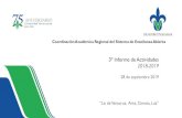 3º Informe de Actividades 2018-2019...2020/01/02  · “Lis de Veracruz: Arte, Ciencia, Luz” 3º Informe de Actividades 2018-2019 28 de septiembre 2019 Coordinación Académica