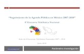 “Seguimiento de la Agenda Pública en México 2007-2010” · 2017. 4. 12. · Parámetro Invesgación 01722 (1670489)(2137967) contacto@parametro.com.mx 1 “Seguimiento de la