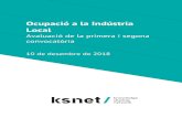 Ocupació a la Indústria Localocupacio.diba.cat/sites/...final_avaluacio_ksnet.pdf · Ocupació a la Indústria Local: Avaluació primera i segona convocatòries tercer eix, i en