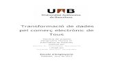 Taula de continguts - UAB Barcelona...Transformació de dades pel comerç electrònic de Tous Memòria del projecte d'Enginyeria Tècnica en Informàtica de Sistemes realitzat per