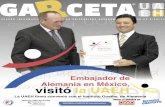Embajador de Alemania en México, visitóla UAEH · 2009. 9. 29. · otra lengua, y la adquisición de herramientas de competitividad para la vida de alumnos, profesores e investigadores,
