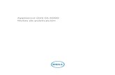 Appliance Dell DL4000 Notas de publicacióntopics-cdn.dell.com/pdf/powervault-dl4000_Release-Notes_es-mx.pdf · Creación incorrecta de RASR o LUN de copia de seguridad de Windows