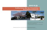 Informe de la Gestión Parlamentaria - Asamblea - … de la Gestin...Informe de la Gestión Parlamentaria Unidad de Análisis de la Gestión Parlamentaria | Departamento de Servicios