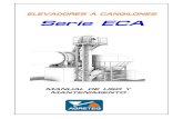 ELEVADORES A CANGILONES Serie ECAagreteq.com/archivos/79/Manual-ECA---Rev-2019.pdfELEVADOR A CANGILONES SERIE ECA A - DESCRIPCIÓN DE LAS PARTES Los elevadores a cangilones se utilizan