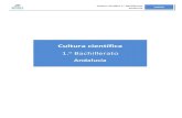 Cultura científica - Editex · Cultura científica 1.o Bachillerato Andalucía ANEXO 5 ACTIVIDADES 1 > Busca información complementaria y explica el significado de los siguientes