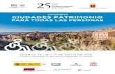 PARA TODAS LAS PERSONAS - Ciudades Patrimonio de la … · Consorcio de Cuenca Fundación ONCE Universidad de Castilla-La Mancha PREDIF (Plataforma Representativa Estatal de Personas