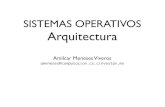 SISTEMAS OPERATIVOS Arquitecturacomputacion.cs.cinvestav.mx/~ameneses/pub/notas/02... · hardware • Ejecución de entrada y salida desde el proceso de usuario Programa de usuario
