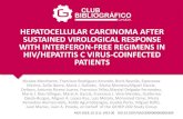 HEPATOCELLULAR CARCINOMA AFTER SUSTAINED …gesida-seimc.org/wp-content/uploads/club... · Pacientes y Método 1. Cohorte GEHEP-002.- 322 pacientes VIH-VHC con diagnóstico de HCC,