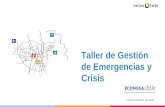 Presentación de PowerPoint emergecias 6nov...Servicio de Gestión de Crisis y Resiliencia de las Organizaciones SeCRO “Promover, desde la iniciativa privada, la mejora continua