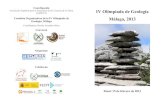 IV Olimpiada de Geología Málaga, 2013 - UMAcehiuma.uma.es/III Olimpiada Geologia Malaga.pdf(Director del Centro de Ciencia Principia). 12:30 a 13:00. Ponencia: La Geología Marina