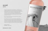Rosé - DESQUICIADO · Las uvas que utilizamos para hacer este vino provienen de parrales jóvenes de Syrah, Garnacha y Pinot Gris, ubicados sobre suelos variados en cuanto a composición