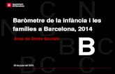 Baròmetre de la infància i les famílies a Barcelona, 2014€¦ · Baròmetre de la infància i les famílies a Barcelona, 2014 Introducció Desigualtat econòmica Situació Laboral