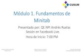 Módulo 1. Fundamentos de Minitab · Agenda del Curso. Creado por: QE NPI Andrés Ruelas. . Modulo Fundamentos de Minitab. Gracias por Crecer con Nosotros! WhatsApp al 664 -518-4302