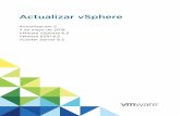 n vSphere 6 - VMware · Implementar el archivo OVA para migrar a un dispositivo Platform Services Controller. y Implementar el archivo OVA para el vCenter Server Appliance objetivo