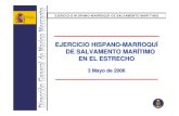 EJERCICIO HISPANO-MARROQUÍ DE SALVAMENTO ......EJERCICIO HISPANO-MARROQUÍ DE SALVAMENTO MARÍTIMO Operaciones en tierra La coordinación de los medios operativos en la gestión en