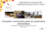MINISTERIO DE AGRICULTURA GANADERÍA ACUACULTURA Y … · La significación de los cultivos andinos para la seguridad alimentaria de los pueblos andinos y del mundo: un análisis