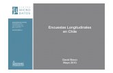Encuestas Longitudinales en Chile · • La encuesta longitudinal Docentes es un estudio longitudinal de individuos al igual que la EPS, donde se recoge además de la información