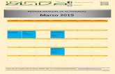 AGENDA MENSUAL DE ACTIVIDADES Marzo 2019 · de oliva en España, que según el COI (2015) es de 2,75 euros; 2,73 euros, según el estudio de AEMO (2012). Según los datos del Poolred