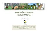 GANADERÍA SOSTENIBLE CONTEXTO GLOBALganaderiacolombianasostenible.co/web/wp-content/uploads/... · 2018. 1. 16. · Además, tiene efectos en recursos hídricos, biodiversidad y