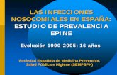 Sociedad Española de Medicina Preventiva, · infecciones nosocomiales infecciones comunitarias 0 5 10 15 20 25 30 35 40 45 prevalencia de infecciones % prevalencia de infecciones