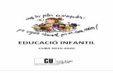 EDUCACIÓ INFANTILescolaurgell.com/wp-content/uploads/2014/11/Dossier-pares-2019-2… · Secretaria De dilluns a divendres de 9 a 10 i de 16 a 17h. Gabinet psicopedagògic Concertar