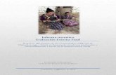 Informe narrativo Evaluación Externa Final...0 Informe narrativo Evaluación Externa Final Proyecto: 400 mujeres de las comunidades indígenas de Chimaltenango y Sololá en Guatemala