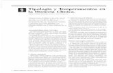 D Tipología y Tetnperatnentos la Historia Clínica. · motor (sobre todo a nivel de columna vertebral), aparato digestivo (vísceroptosis por laxitud mus cular, apendicitis, colitis),