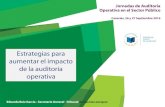 Estrategias para aumentar el impacto de la auditoria …...Page 5 Estrategias para aumentar el impacto de la auditoria operativa Los 7 indicadores de gestión del Tribunal (KPI) I