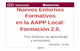 Nuevos Entornos Formativos en la AAPP Local: Formación 2.0.gfw.diputacionalicante.es/repo/rec/458/version final 1 de... · 2015. 12. 10. · Tres historias de aprendizaje y emociones.