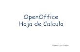 OpenOffice Hoja de Calculo · 2013. 3. 10. · Cómo Ejecutar OpenOffice Hoja de Calculo Podemos ejecutar OpenOffice Hoja de Calculo de varias formas: 2.-Pinchando en Inicio →Todos