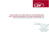 ESCUELA TÉCNICA SUPERIOR DE INGENIERÍA AGRONÓMICA · 2018. 9. 5. · Guía del Estudiante 2018/2019. ESCUELA TÉCNICA SUPERIOR DE INGENIERÍA AGRONÓMICA 9 1.2. SALUDA DE LA DELEGACIÓN