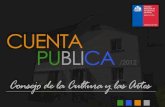Ministerio de las Culturas, las Artes y el Patrimonio - CUENTA … · 2019. 12. 12. · Infantil de Máfil, encuentro de canto mapuche, cine regional y nacional. • Mediación Cultural: