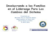 Involucrar a Diversas Familias En El Liderazgo para los Cambios … · 2020. 2. 14. · •Actividades de recaudación de fondos para asegurar el apoyo necesarios para fomentar su