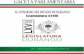Legislatura LXVII - H. Congreso del Estado de Durangocongresodurango.gob.mx/Archivos/lxvii/gacetas/Gaceta 58.pdfLa vivienda es el componente más extenso de la estructura urbana, pues