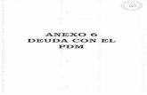 ANEXO 6 DEUDA CON EL PDM · 2011. 3. 31. · PLAN FEDERAL DE VIVIENDAS 1- MiniSterio de PlaniflCa