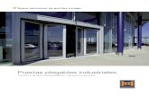 Puertas plegables industriales - Portal AECweb de... · 2010. 6. 22. · La elección de una puerta plegable de Hörmann se basa en el modo de empleo del edificio y en las exigencias