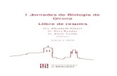 I Jornades de Biologia de Girona Llibre de resums · 2020. 7. 6. · Jornades de Biologia de Girona – Llibre de resums . 7 Administració dirigida de complexes metàl·lics amb