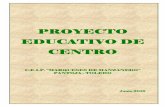 PROYECTO EDUCATIVO DE CENTRO - Castilla-La …ceip-marquesesdemanzanedo.centros.castillalamancha.es/...el seguimiento de los hábitos de estudio, de normas de convivencia, de actitudes
