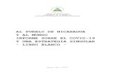 AL PUEBLO DE NICARAGUA Y AL MUNDO · 2020. 5. 25. · RESUMEN EJECUTIVO Presentamos al pueblo nicaragüense y a la comunidad internacional el “LIBRO BLANCO NICARAGUA ANTE LA PANDEMIA