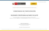 A: RICHARD CRISTHIAN ALFARO VILLATE - Gob · 2019. 12. 10. · RICHARD CRISTHIAN ALFARO VILLATE Por haber participado en el Seminario denominado “Métodos de Contratación”, realizado