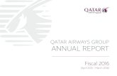 QATAR AIRWAYS GROUP ANNUAL REPORT QTR.pdf · 2017. 5. 16. · Los Angeles, Multan, Nagpur, Ras Al Khaimah, Sialkot, Sydney, and Zanzibar. Closer to home, the Doha-Dubai Shuttle was