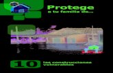 10 vulnerables las construcciones - Red Ciencia Cuba 10... · 2018. 11. 18. · las que se deben asegurar todas las construcciones son: Colapso de cavernas debajo de las construcciones