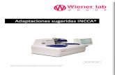 Adaptaciones sugeridas INCCA - Wiener lab...Adaptaciones sugeridas INCCA® Las adaptaciones aquí descriptas, deben ser validadas con los ensayos correspondientes y su desempeño deberá