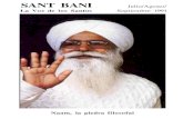 SANT BANI Julio/Agosto/ - Elnaam.org Julio Agosto... · 2012. 5. 25. · Kabir Sahib dice que la mente es como un fantasma. Como ustedes saben no es fácil controlar a un fantasma,