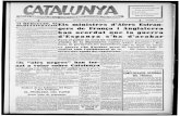 Barcelona, dissabte, 22 de maig del 1937 NUMERO 78 El mi … Llibertaria/Catalunya... · 2016. 10. 21. · ANY [ Barcelona, dissabte, 22 de maig del 1937 L' acabament de la guerra