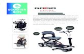 PLEGABLE - movilidadeindependencia.es · PLEGABLE Scooter de 4 ruedas Listo para el transporte y fácil plegado, el scooter Go-Go ® plegable de 4 ruedas es perfecto para el estilo