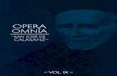 –– VOL. IX – VOL. IX...8 · OPERA OMNIA • Los trabajos previos hechos en su momento por el P. Giner para la pu-blicación de la Opera Omnia, entre 1992 y 2001, trabajo que