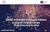 Chile mirando hacia el futuro - Ministerio de Energía...Chile mirando hacia el futuro Seminario Imagina Energía 12 de diciembre de 2016 Amélie Kim Cheang Comisión Desafíos del