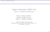Lógica informática (2012 13) - Tema 11: Modelos de Herbrandjalonso/cursos/li-12/temas/tema-11.pdfPD Tema 11: Modelos de Herbrand Lógicainformática(2012–13) Tema11:ModelosdeHerbrand